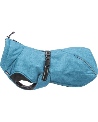 Abrigo de Invierno para Perros Trixie Riom, Azul, Talla L
