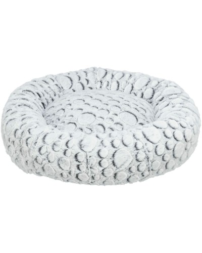 Letto Rotondo per Cani Mila Trixie Bianco/Grigio, Diametro 50 cm
