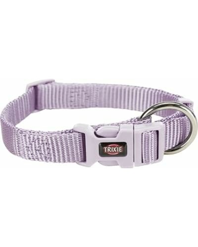 Collier réglable Trixie Premium pour petits chiens, rose lilas, 22-35 cm
