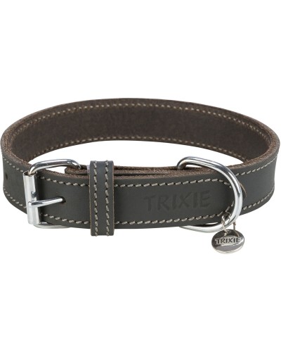 Hundhalsband Trixie Rustic Grå L/XL 57-66 cm