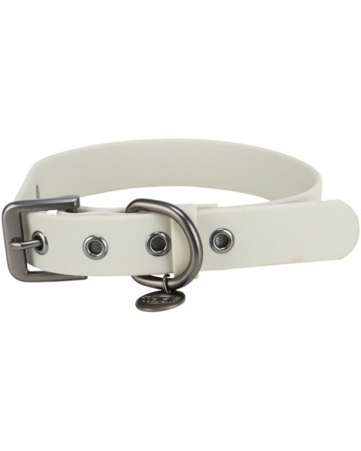 Trixie CityStyle Collar para Perros, Gris Claro, Ajustable 40-47 cm para Tallas M/L
