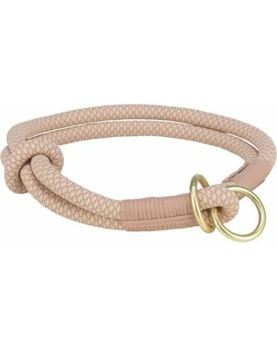 Trixie Soft Rope Training Collar Pink for Small Dogs, XS/S, 30 cm
