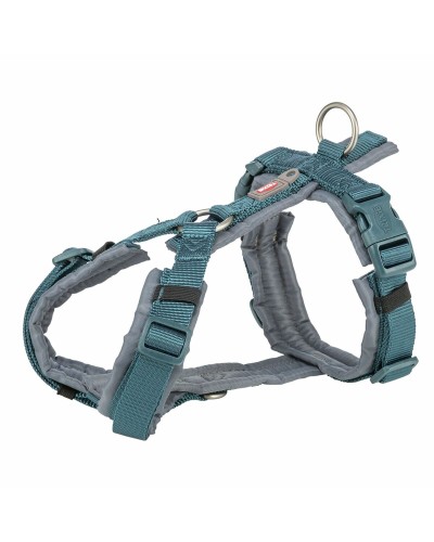 Imbracatura per Cani Trixie Premium Trekking S/L, Azzurro Grafite