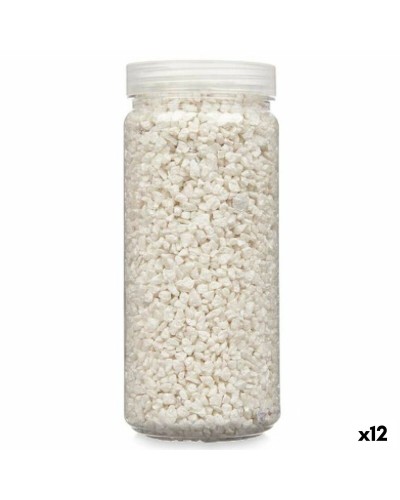 Pietre Bianche Decorative 2-5 mm (700 g, 12 unità) per Decorazioni e Giardinaggio