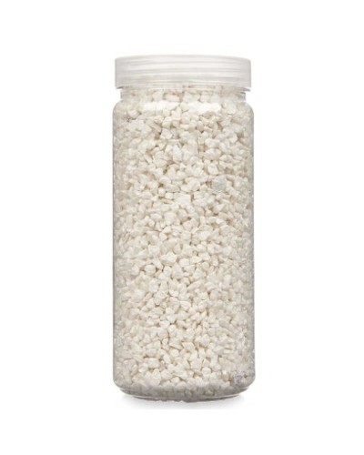 Decorative Stones White 2 - 5 mm 700 g (12 Units)