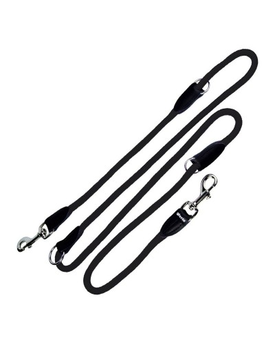 Gloria Black Dog Leash, 1 x 200 cm - Control and Freedom for Pleasant Walks
