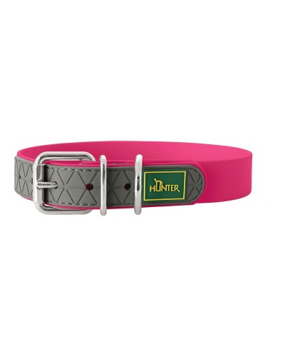 Hundhalsband Hunter Convenience Rosa Storlek M/L (42-50 cm)