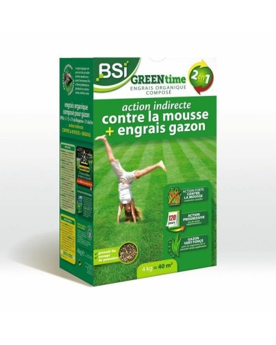 BSI Greentime Fertilizante Orgánico, 4Kg (para Jardín, Plantas de Interior)
