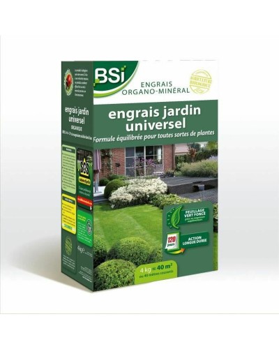 Engrais organique BSI Longue Action pour fleurs, 4 Kg
