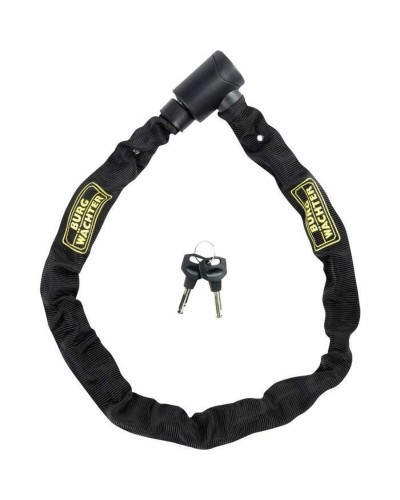 Candado Burg-Wächter 580/90 BLACK de acero inoxidable, con llave
