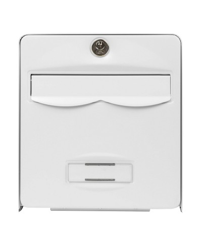 Burg-Wachter Balthazar Mailbox White - Galvanized Steel - Wall Mounted
