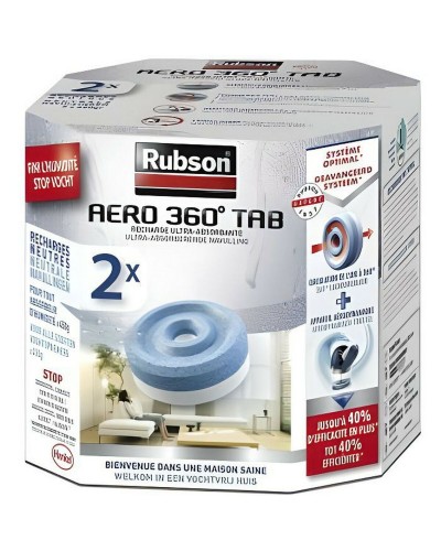 Rubson Aero 360 Ricambio Deumidificatore, Confezione da 2