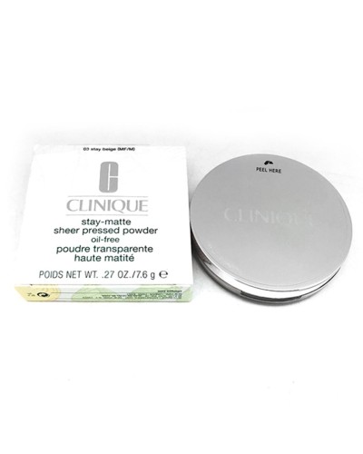 Clinique Stay Matte - Oil-Free Pressed Powder - Long Lasting
