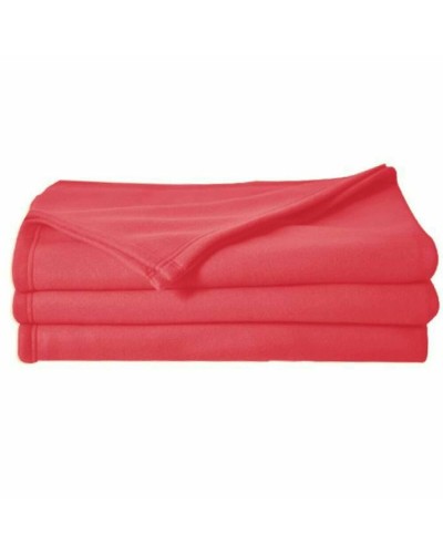 Manta Poyet Motte Poleco Fresa | Suave y acogedora | Dimensiones: 220 x 240 cm
