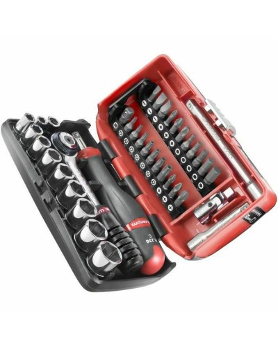 Facom R2NANO socket wrench, reduced size for confined spaces.
