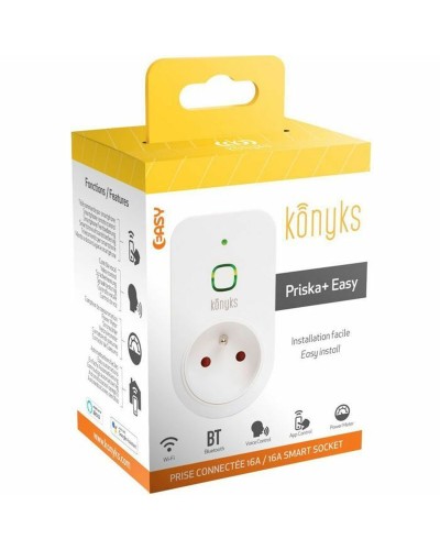 Prise Intelligente Wi-Fi Konyks Priska+ Easy - 16 A - Contrôle à Distance
