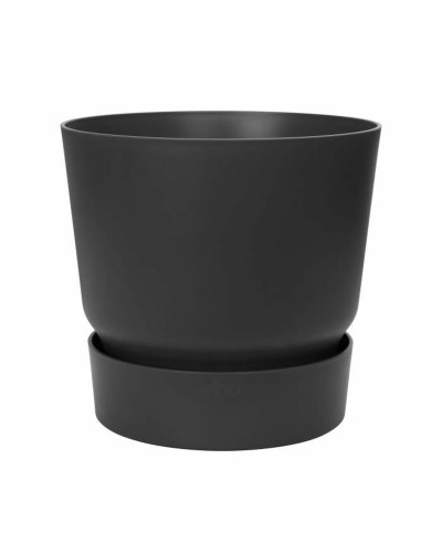 Pot Elho Rond Noir Ø 47 cm | Design Moderne | Usage Intérieur/Extérieur
