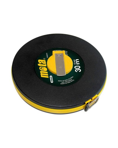 Cinta métrica profesional Mota de 30 m de fibra de vidrio, ancha de 13 mm
