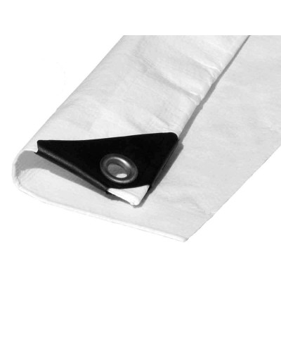 Markiisi EDM Kaksipuolinen 4 x 5 m Valkoinen 90 g