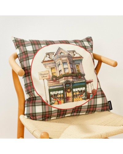 Kuddfodral Belum Christmas City Multicolour 50 x 50 cm