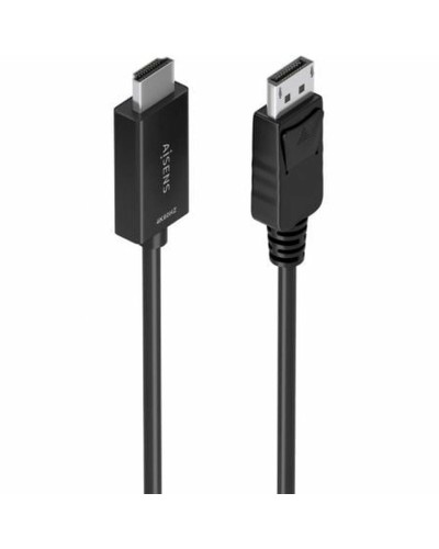 Cable HDMI Aisens de 89 cm para conexiones multimedia fluidas.
