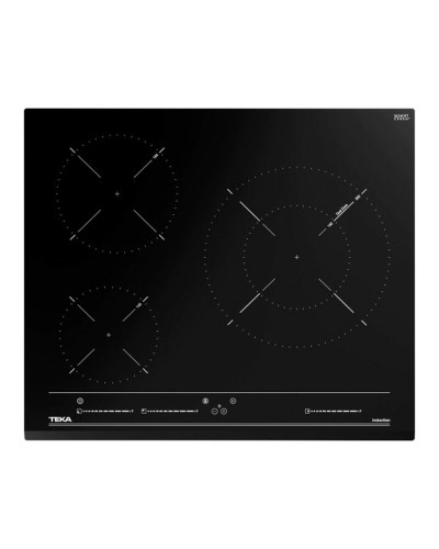 Teka IZC63015BKMSS Plaque de cuisson à induction 60cm - 3 Foyers Booster - Noir/Inox
