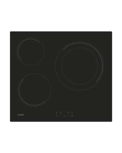 Placa de Inducción Candy CH63DCC: 3 Zonas de Cocción, Controles Táctiles - ¡Cocina Fácil!
