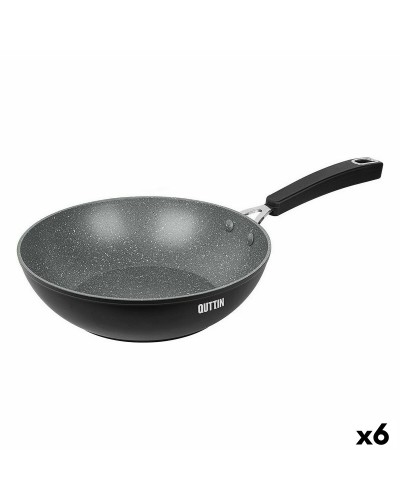 Wok in Acciaio Quttin Grand Chef da 3 mm per Cottura Veloce e Salutare