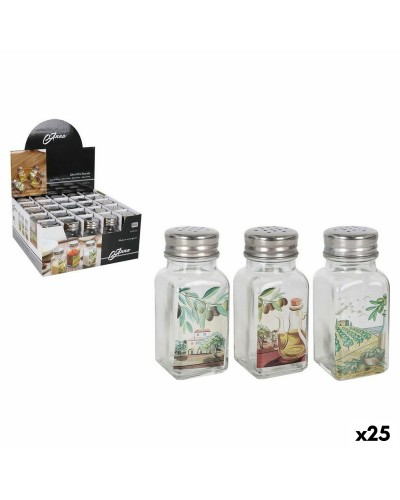 Suoli- ja pippurisetti Anna 4 x 4 x 10 cm (25 osaa)