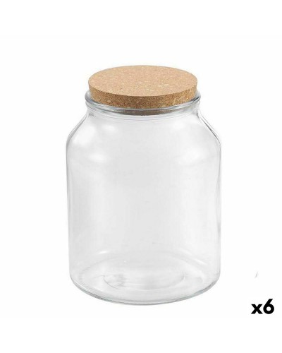 Vaso La Mediterránea 2,9 L in Vetro Trasparente (Set da 6)