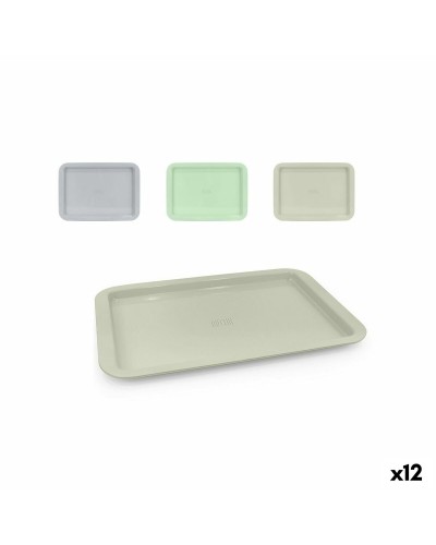 frukostbricka Quttin Metall 48 x 33,5 x 1,8 cm (12 antal)