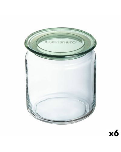 Vaso Luminarc Pure Jar Verde Vetro 750 ml (6 Unità)