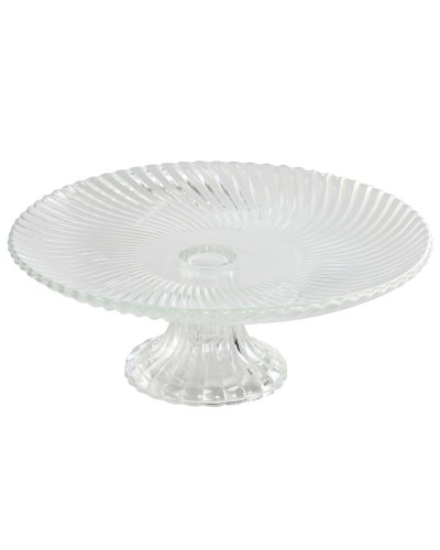 Piatto da Pranzo Trasparente ESPRIT in Cristallo 20,5 cm per Servire con Eleganza