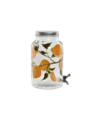 Vesiautomaatti Home ESPRIT Keltainen Metalli Silikoni Kristalli ABS 18 x 24 x 30,5 cm