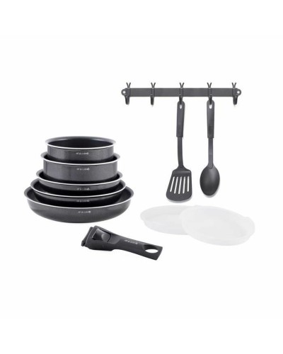 Art & Cuisine Noir Cookware Set, Non-Stick, Pots and Pans for All Hobs
