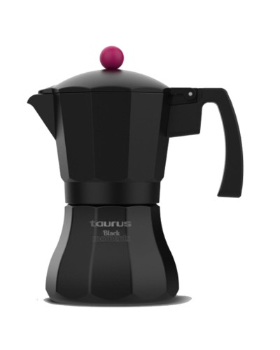 Italiensk Kaffepanna Taurus KCP9009I 9T Svart Rostfritt stål Aluminium 9 Koppar