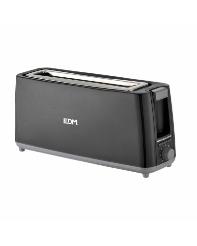 Toaster EDM Black Design Long 900 W