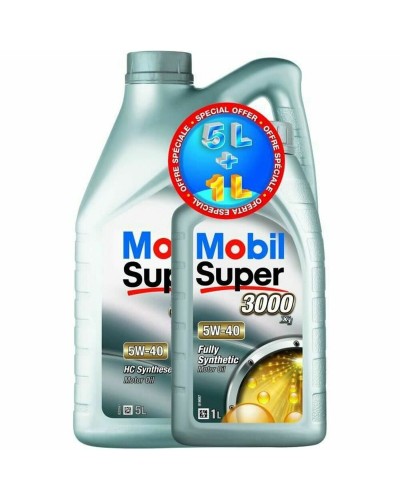 Mobil S3000 5W-40 Aceite de Motor para Coche 6 Litros - Protección Avanzada
