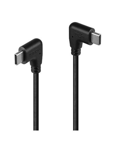 LINDY Cable USB 2.0 A Macho a Mini-B 5pin 50cm - Transferencia de Datos Rápida
