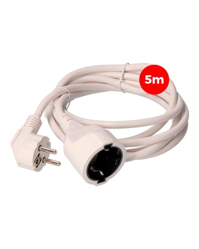 Verlengbare Kabel EDM 3 x 1,5 mm Wit 5 m