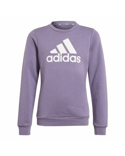 Sweatshirt zonder Capuchon voor Meisjes Adidas G Bl Swt Blauw Roze