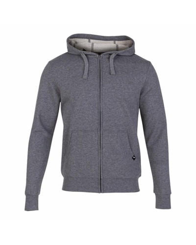 Joma Sport Jungle Herren Fleecejacke Grau - Kapuze und Taschen - Ideal für Training
