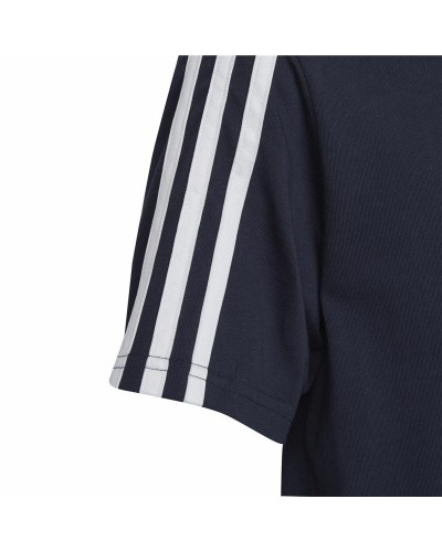 Camiseta de Manga Corta Adidas 3S Badge of Sport Negro