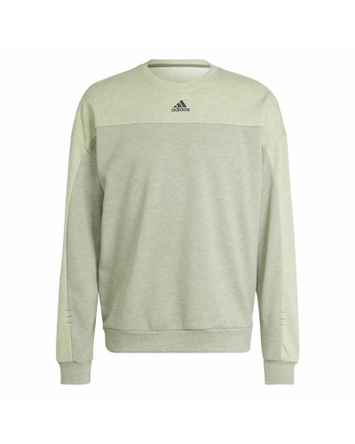 Herensweater zonder Capuchon Adidas Mel Crw Beige