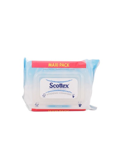 Scottex Lingettes Intimes Original - 74 Unités - Hygiène Délicate Quotidienne
