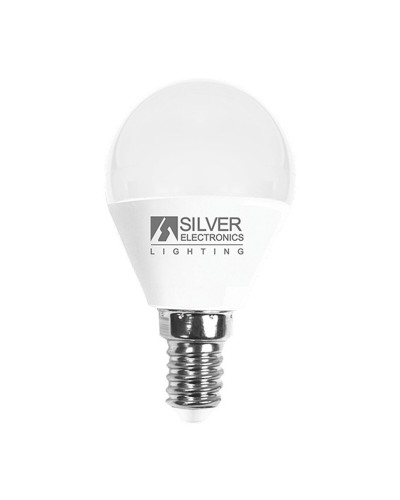 LED-Kerzenlampe Silver Electronics 6W 5000K, Warmweißes diffuses Licht
