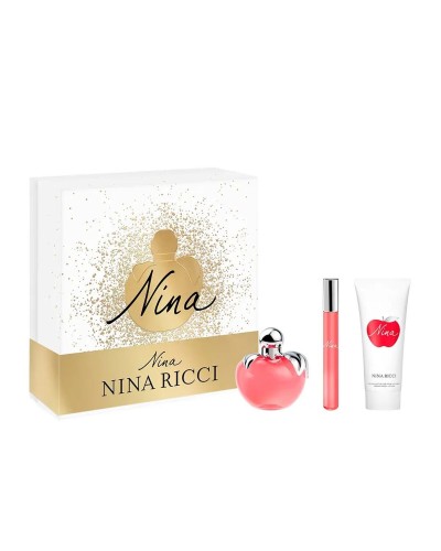 Nina Ricci Nina Coffret Cadeau Femme : EDT 80ml + Lait Corporel
