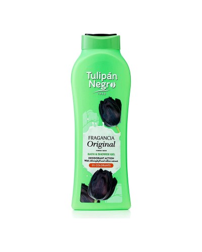 Tulipán Negro Gel de Ducha Desodorante Original - 650ml - Frescura Duradera
