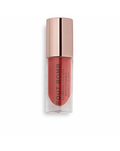 Revolution Pout Bomb Peachy : Rouge à Lèvres Liquide Volumateur 4.6ml
