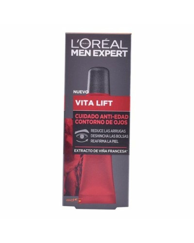 L'Oréal Men Expert Contorno de Ojos Antiedad - Reduce Arrugas y Bolsas 15ml
